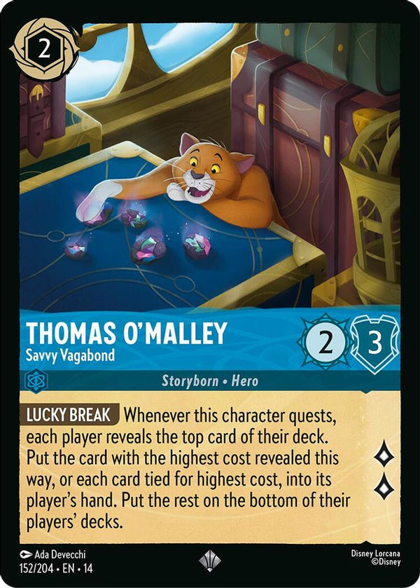 Thomas O'Malley (Savvy Vagabond) - 152/204 - Super Rare