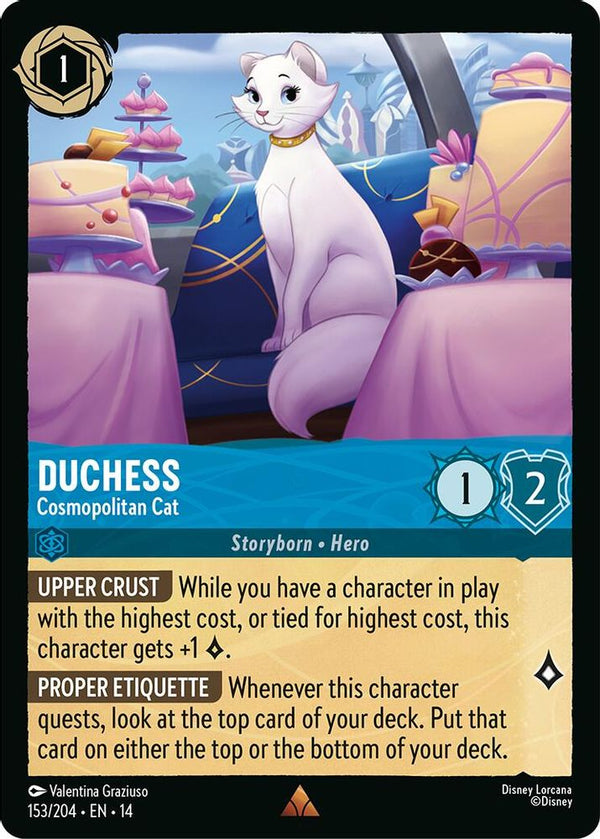 Duchess (Cosmopolitan Cat) - 153/204 - Rare