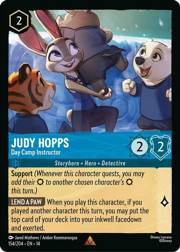 Judy Hopps (Day Camp Instructor) - 154/204 - Rare