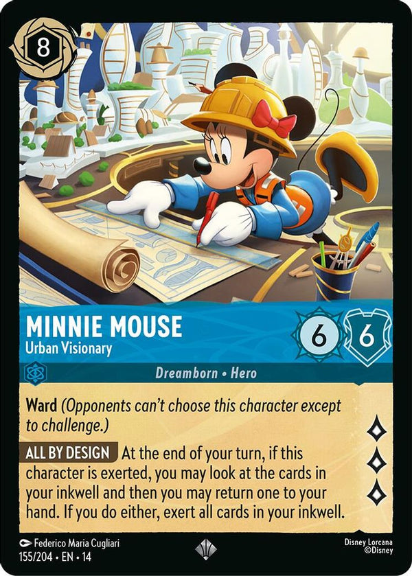 Minnie Mouse (Urban Visionary) - 155/204 - Super Rare