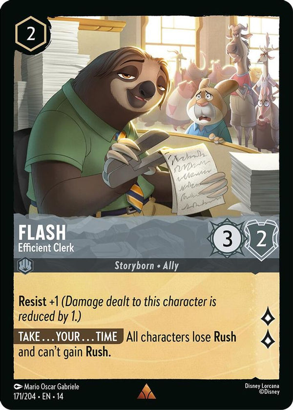 Flash (Efficient Clerk) - 171/204 - Rare