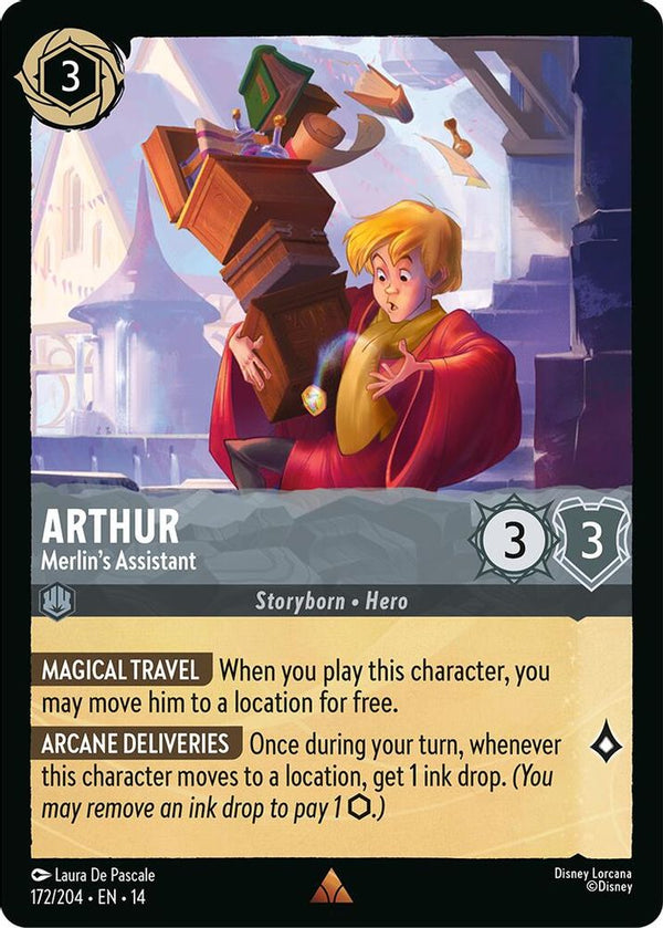 Arthur (Merlin's Assistant) - 172/204 - Rare
