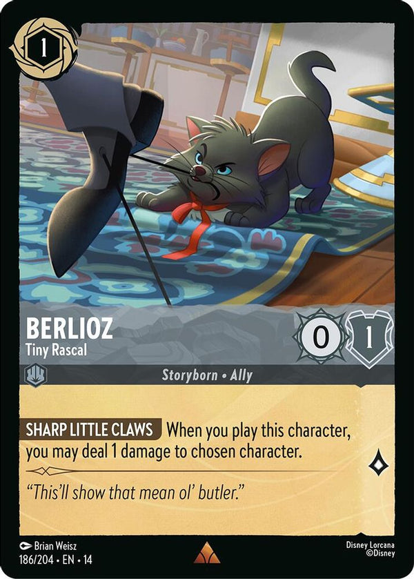 Berlioz (Tiny Rascal) - 186/204 - Rare