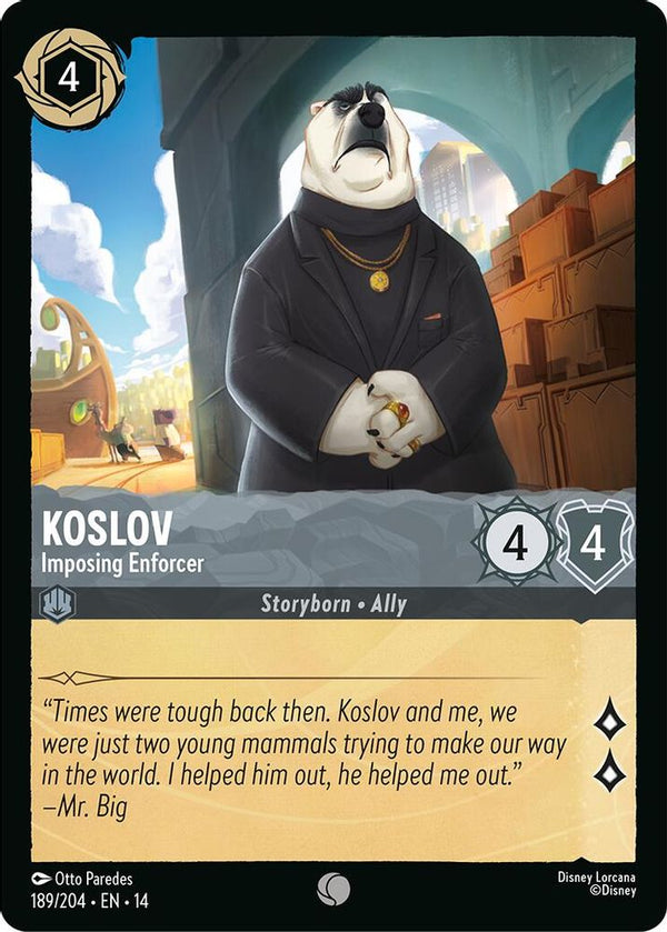 Koslov (Imposing Enforcer) - 189/204 - Common