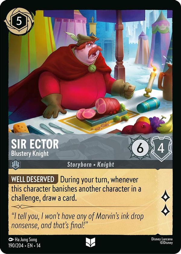 Sir Ector (Blustery Knight) - 190/204 - Uncommon