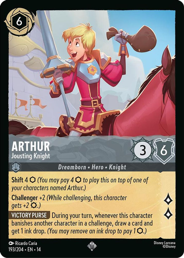Arthur (Jousting Knight) - 193/204 - Super Rare