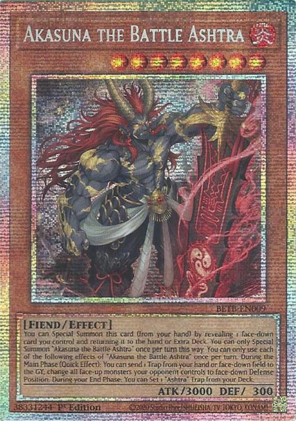 Akasuna the Battle Ashtra - BETB-EN009 - Starlight Rare - 1st Edition
