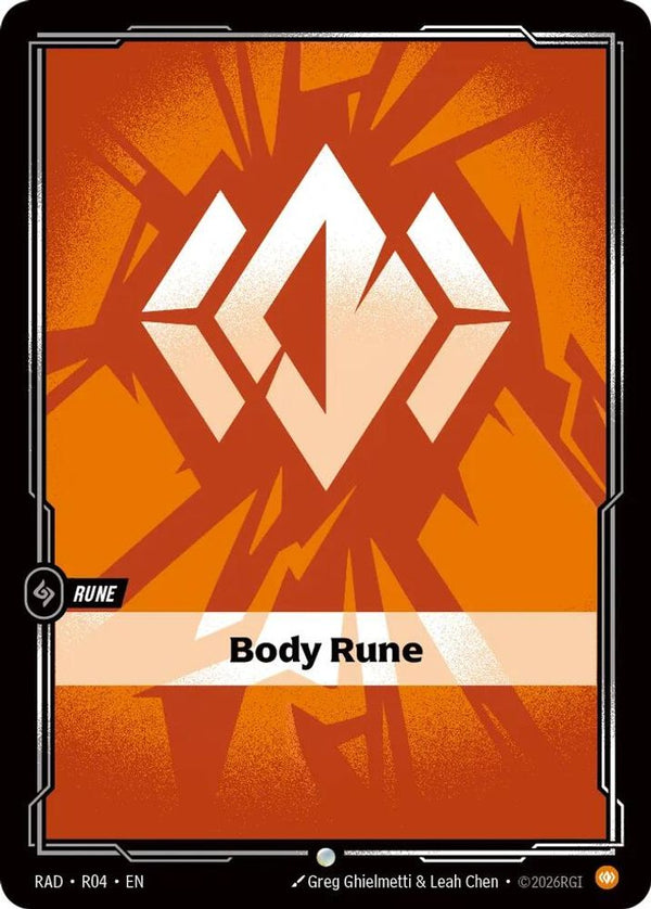 Body Rune (RAD) - R04 - Common