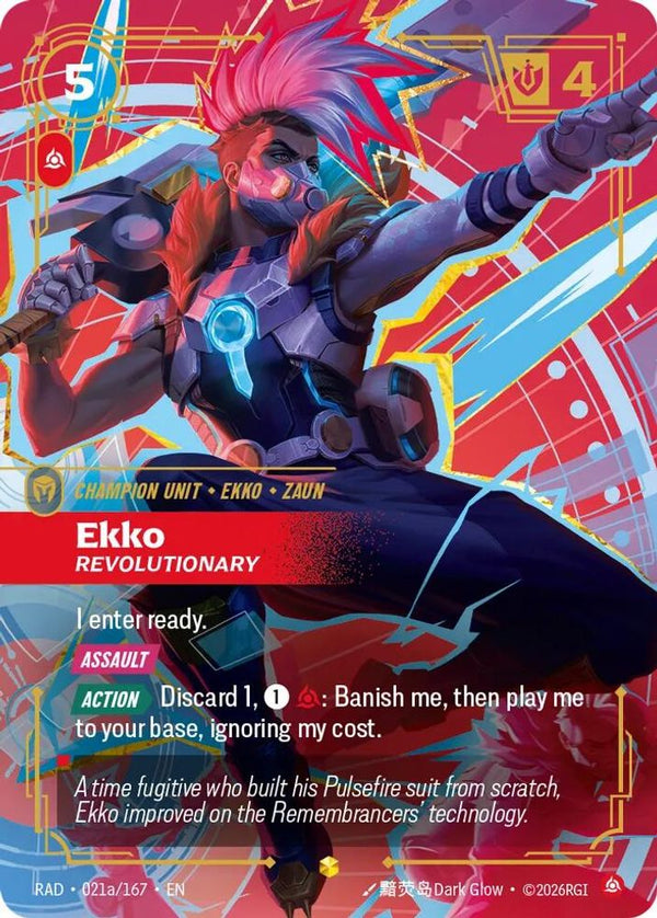 Ekko, Revolutionary (Alternate Art) - 021a/167 - Showcase