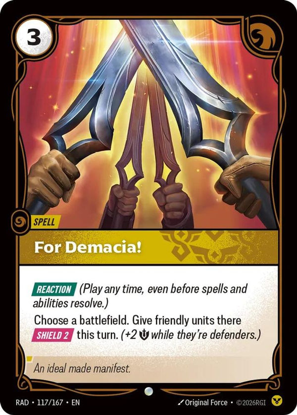 For Demacia! - 117/167 - Common