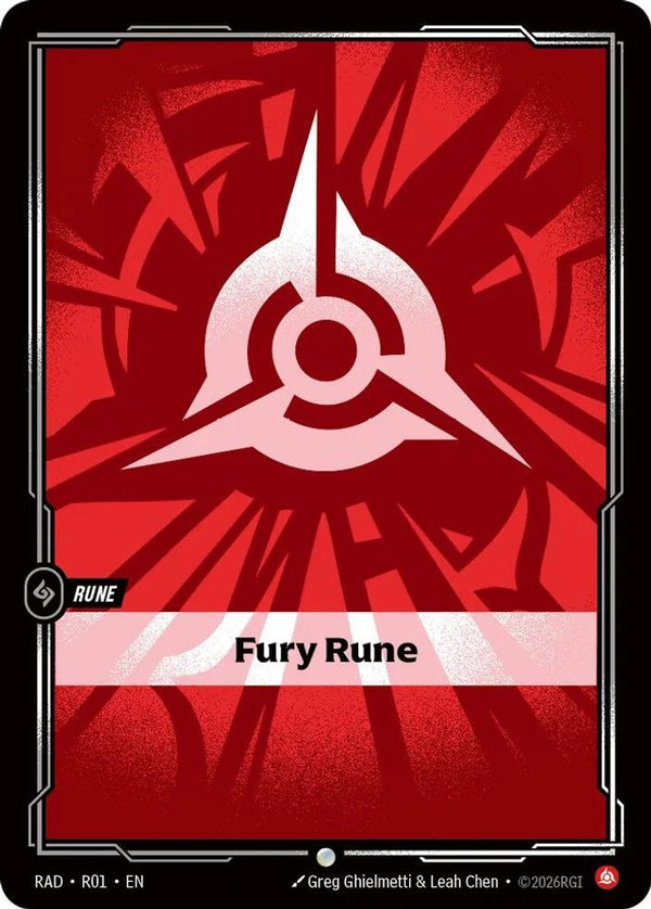 Fury Rune (RAD) - R01 - Common