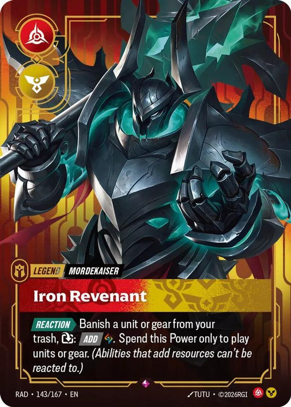 Mordekaiser, Iron Revenant - 143/167 - Rare