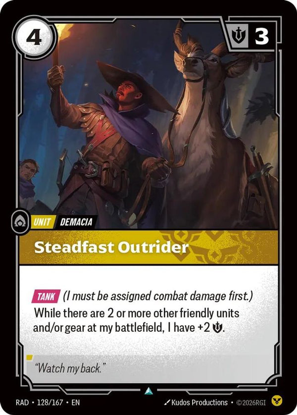 Steadfast Outrider - 128/167 - Uncommon