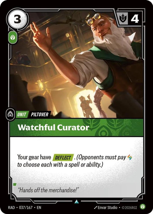 Watchful Curator - 037/167 - Uncommon