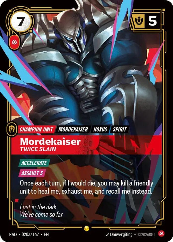 Mordekaiser, Twice Slain (Alternate Art) - 020a/167 - Showcase