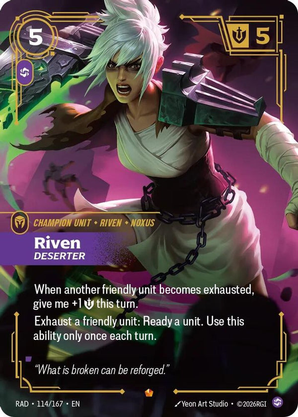 Riven, Deserter - 114/167 - Epic