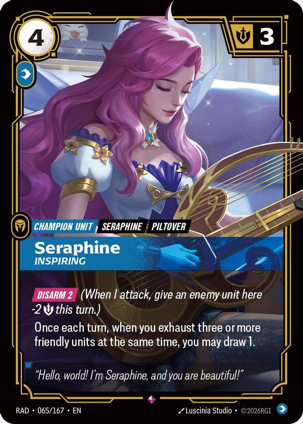 Seraphine, Inspiring - 065/167 - Rare