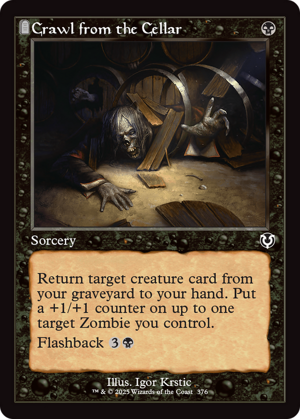 Crawl from the Cellar - Retro Frame (INR)