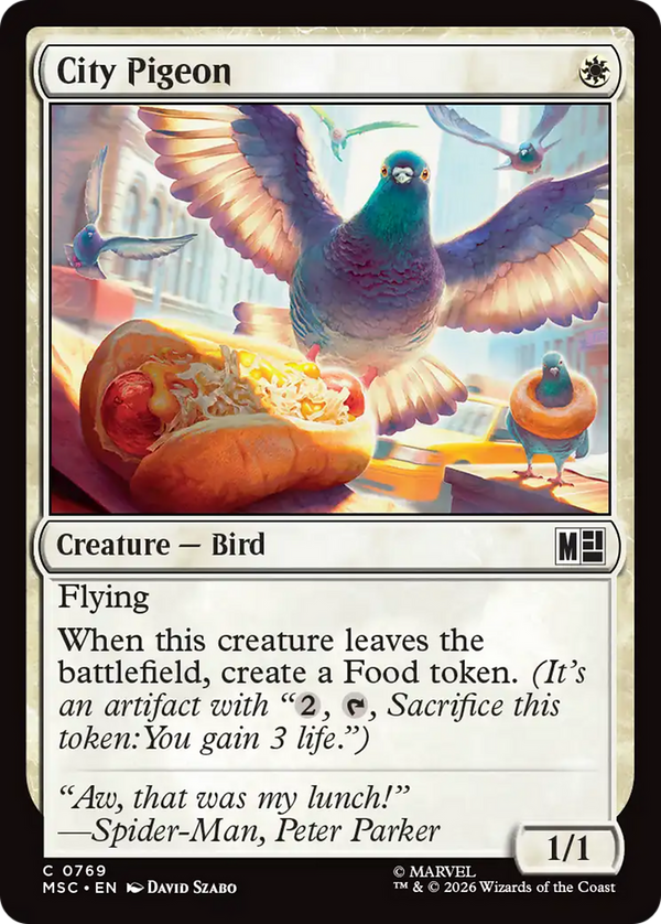 City Pigeon (MSC)