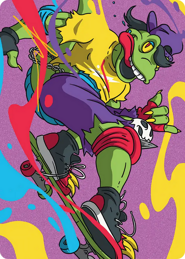 Mondo Gecko // Mondo Gecko (ATMT) - Gold Stamped Art Card
