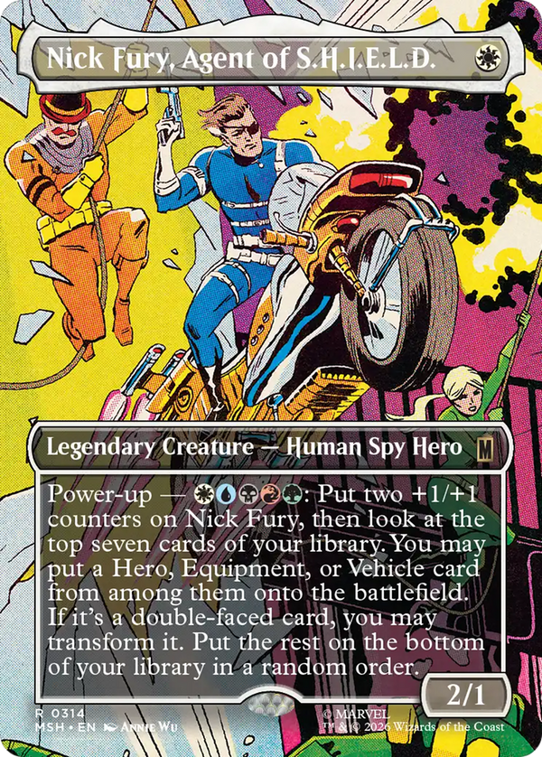 Nick Fury, Agent of S.H.I.E.L.D. - Borderless Scene (MSH) (Pre-Order)