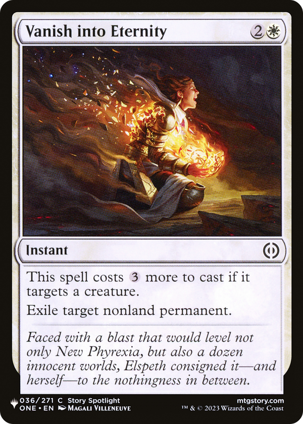 Vanish into Eternity - ONE Reprint (PLST)