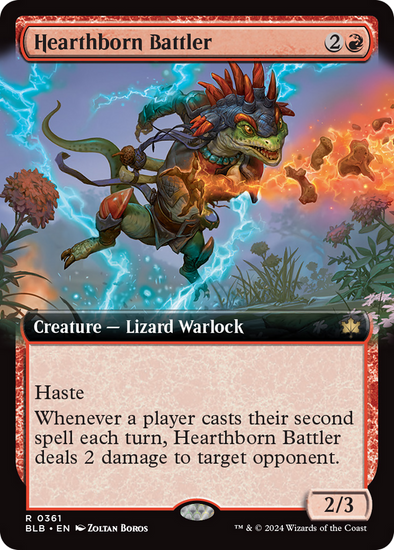 Hearthborn Battler - Extended Art (BLB)