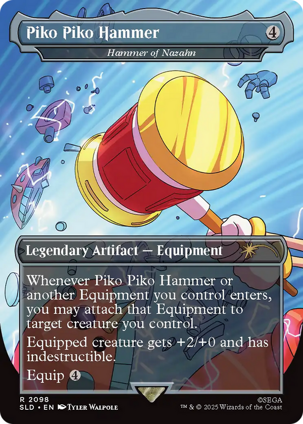 Piko Piko Hammer // Hammer of Nazahn - Secret Lair x Sonic: Turbo Gear (SLD)