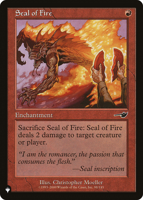 Seal of Fire - NEM Reprint (PLST)