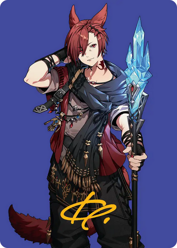 G'raha Tia, Scion Reborn - Art Series (Gold-Stamped Signature) (AFIN)