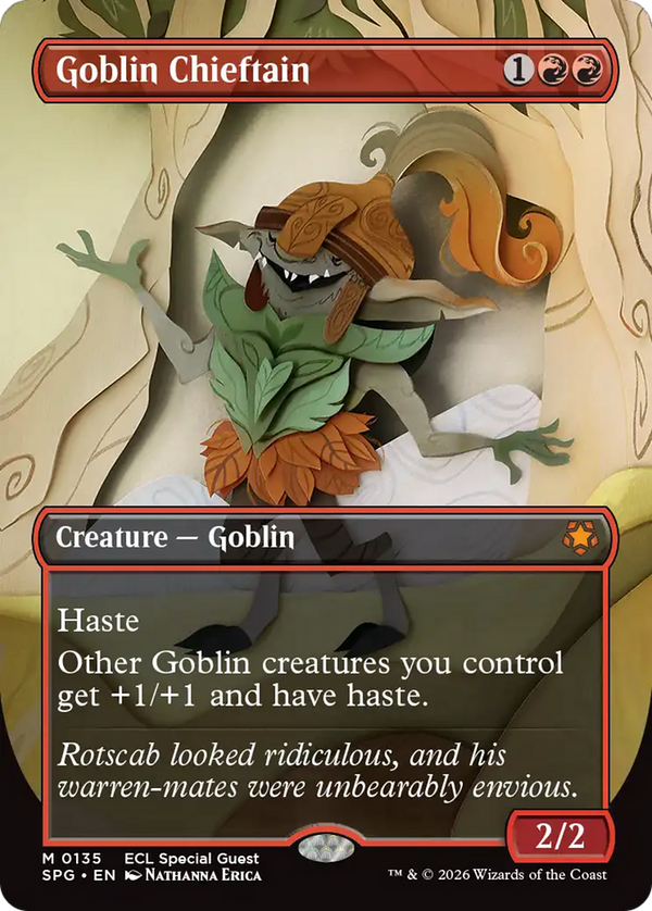 Goblin Chieftain - Borderless (SPG)