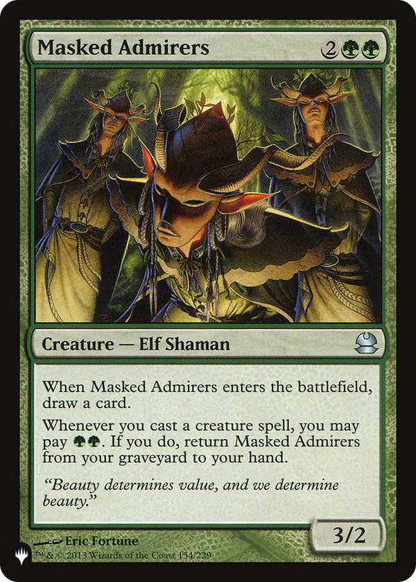 Masked Admirers - MMA Reprint (PLST)