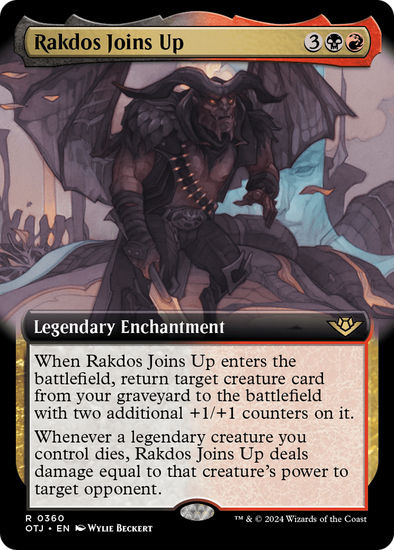 Rakdos Joins Up - Extended Art (OTJ)