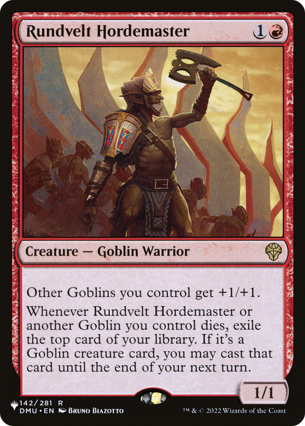 Rundvelt Hordemaster - DMU Reprint (PLST)