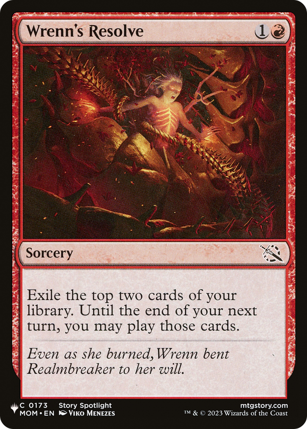 Wrenn's Resolve - MOM Reprint (PLST)