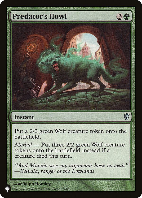 Predator's Howl - CNS Reprint (PLST)