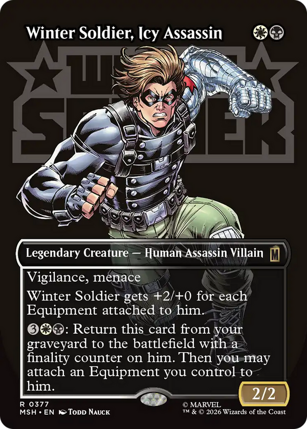 Winter Soldier, Icy Assassin - Logo Showcase (MSH)