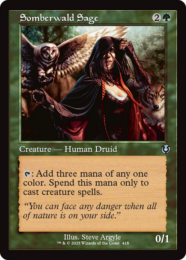 Somberwald Sage - Retro Frame (INR)