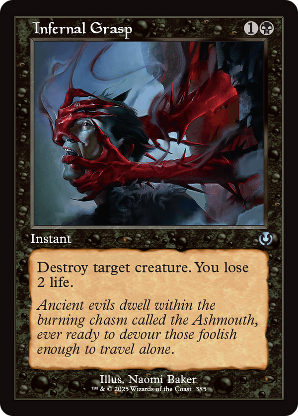 Infernal Grasp - Retro Frame (INR)