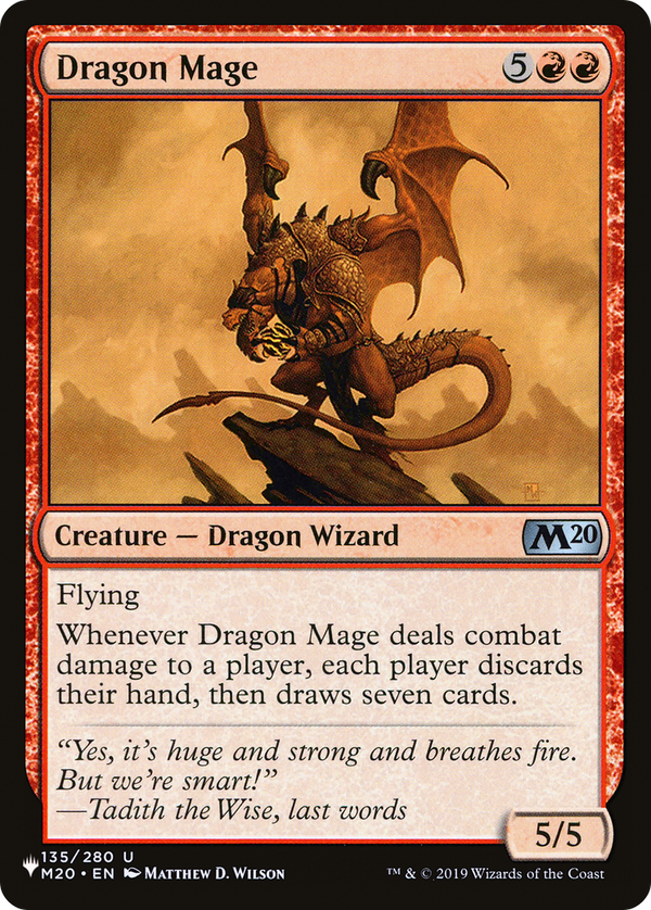 Dragon Mage - M20 Reprint (PLST)