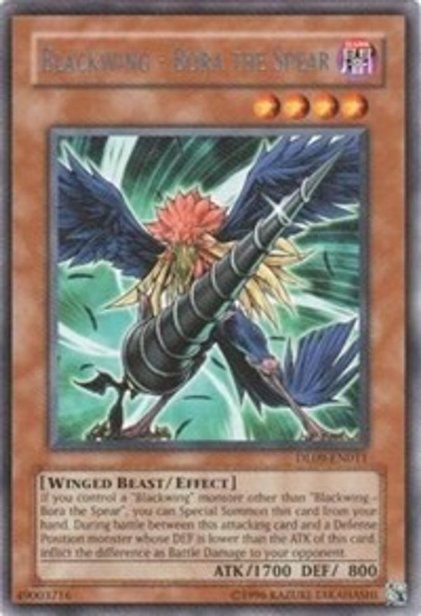 Blackwing - Bora the Spear (Blue) - DL09-EN011 - Rare
