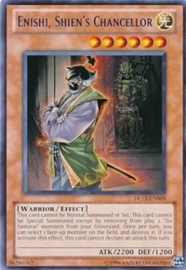 Enishi, Shien's Chancellor (Red) - DL12-EN009 - Rare