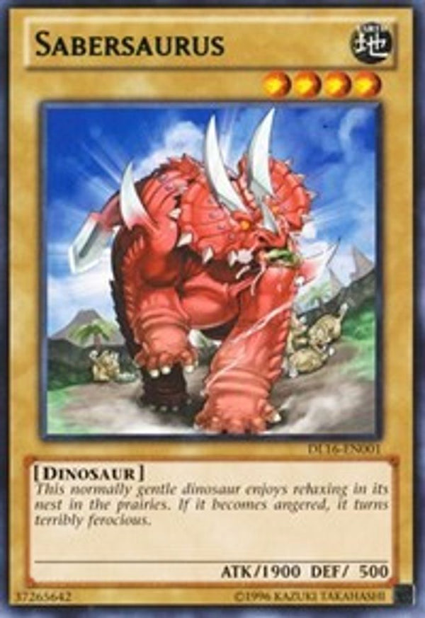Sabersaurus (Green) - DL16-EN001 - Rare