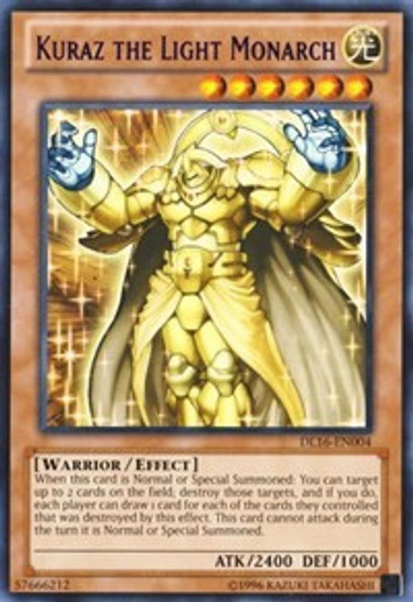 Kuraz the Light Monarch (Purple) - DL16-EN004 - Rare