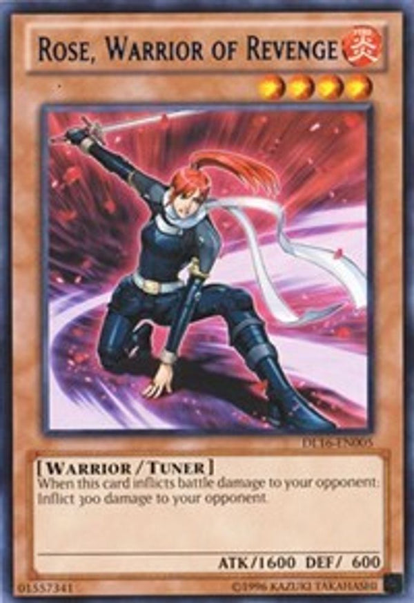 Rose, Warrior of Revenge (Blue) - DL16-EN005 - Rare