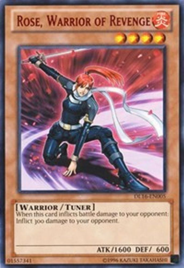 Rose, Warrior of Revenge (Red) - DL16-EN005 - Rare