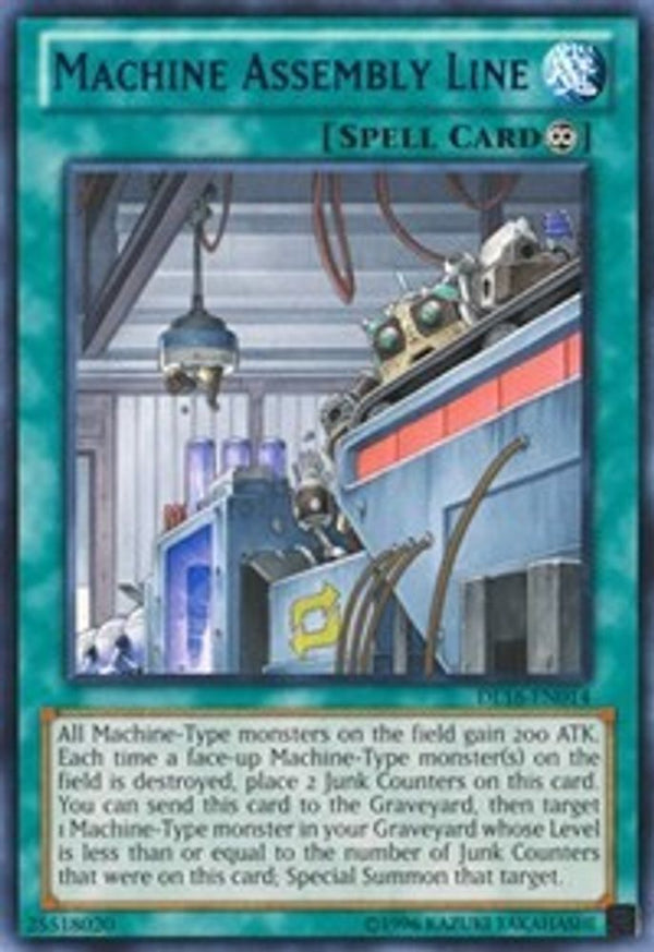 Machine Assembly Line (Blue) - DL16-EN014 - Rare
