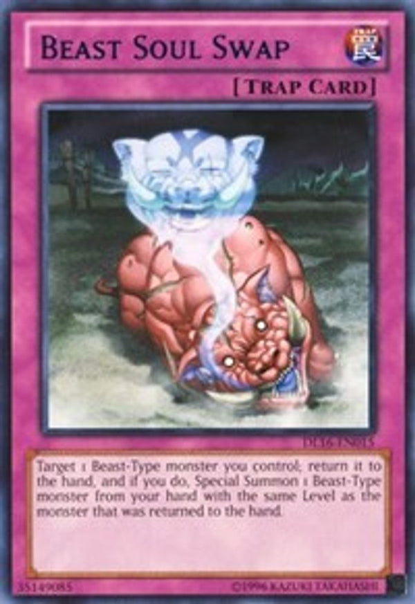 Beast Soul Swap (Blue) - DL16-EN015 - Rare