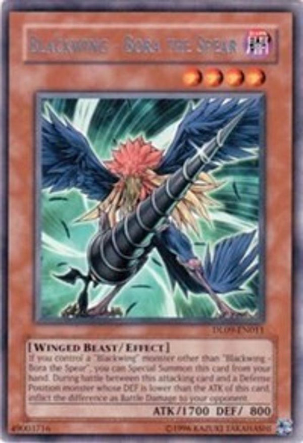 Blackwing - Bora the Spear (Silver) - DL09-EN011 - Rare
