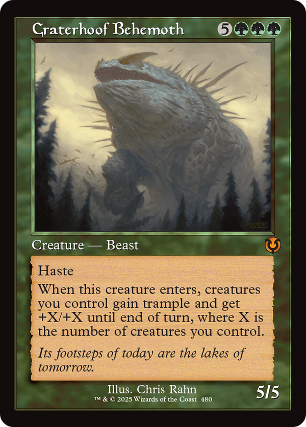 Craterhoof Behemoth - Retro Frame (INR)